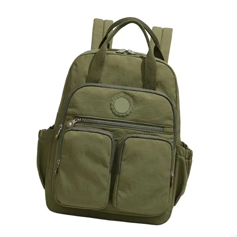 

Ergonomic Women's Backpacks for Comfortable Commute Practical Nylon Daypack with Multiple Pockets Stylish Design