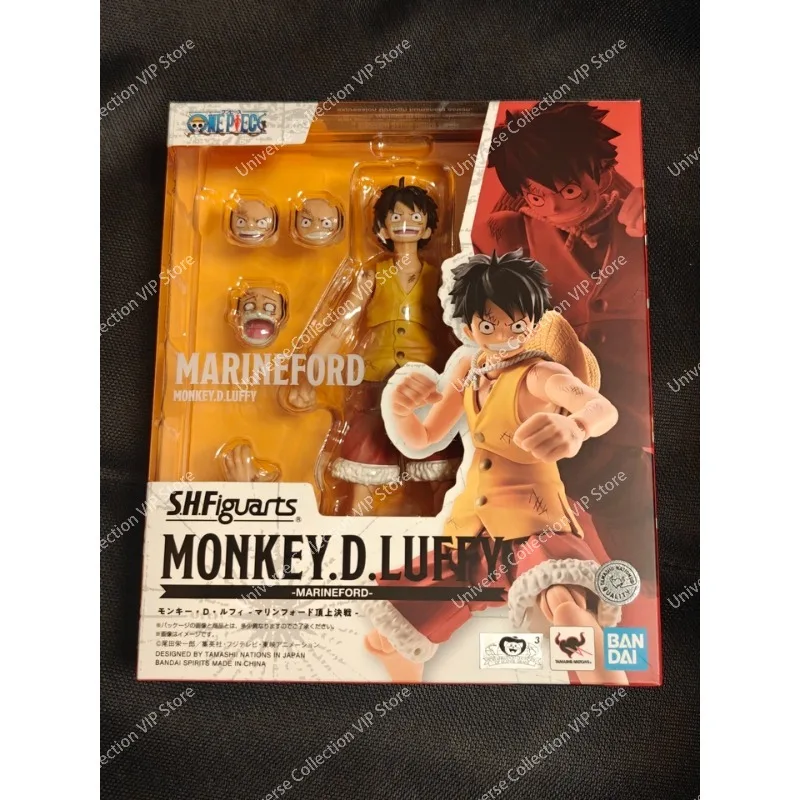 In Stock Bandai Spirits S.H.Figuarts One Piece Monkey D. Luffy Summit War Articulated Action Figure Collectible Display Model view 2