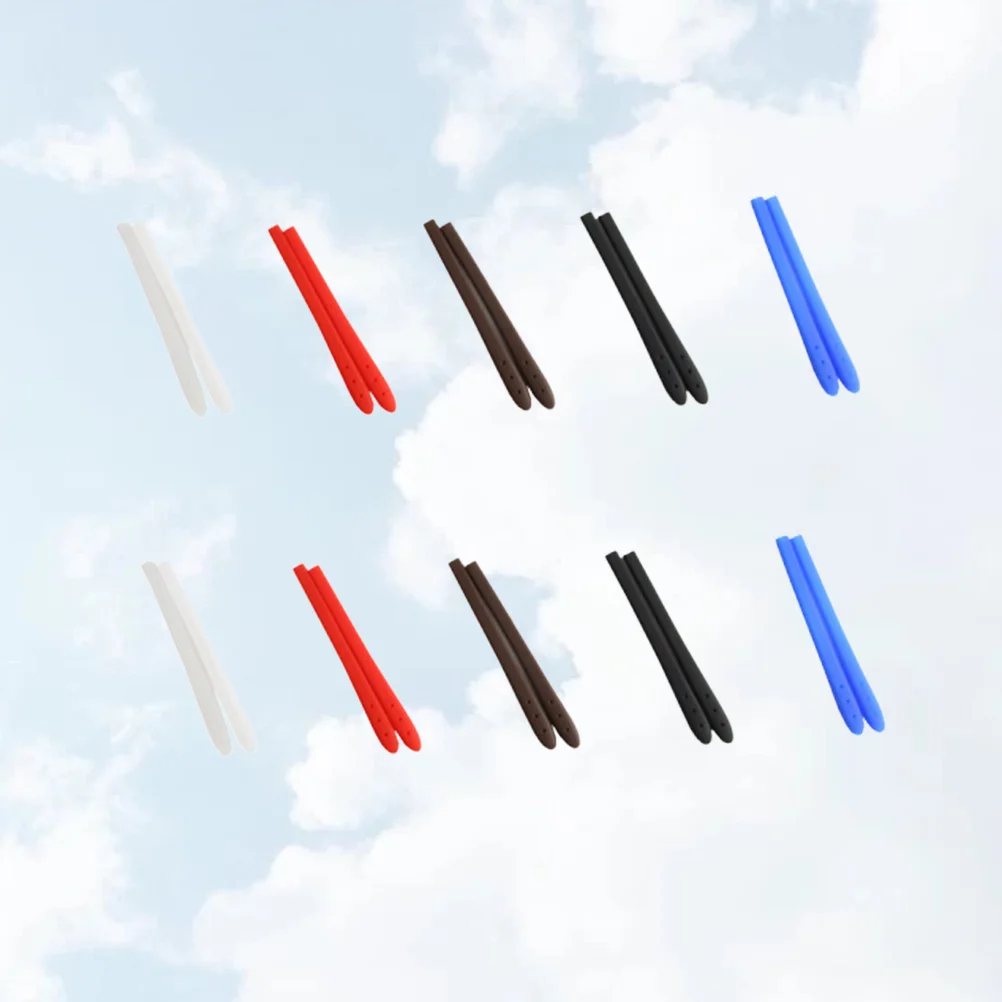 

Eyeglasses Anti- Silicone Sweat-Resistant Stretchy Ear Saver For Sports Daily Wear Replacement Tips Eyewear