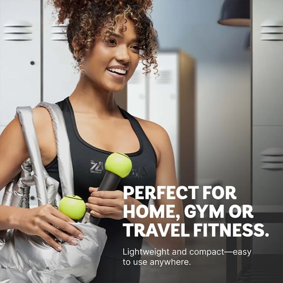 مجموعة دمبل زومبا 2.5 رطل مكونة من 2 أوزان يدوية خفيفة الوزن للنساء مثالية للتدريبات المنزلية وتمارين اللياقة البدنية المدمجة