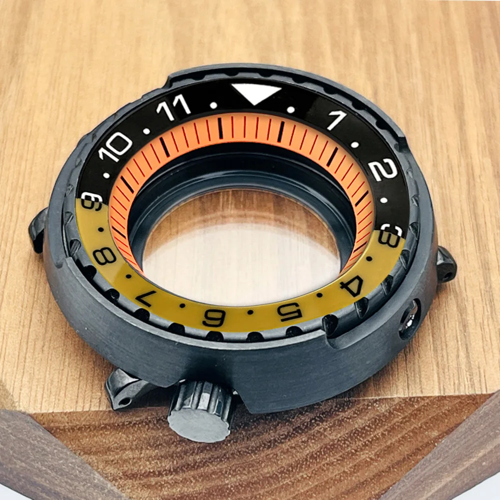 

Customized NH35 Case Tuna Canned Watch Case Fit for 7S26 NH34 4R35 NH36 NH35 Movement Case Transparent Back TunaCan Watch Case