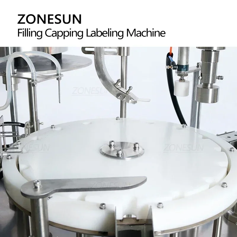 ZONESUN ZS-FAL180Z3 أنبوب المضخة التمعجية الأوتوماتيكي الكامل السائل ملء السد آلة وضع العلامات خط إنتاج الحل
