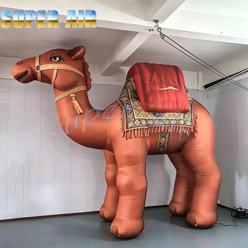 Giant Realistic Inflatable Camel Model for Desert Scenic Spot, Arabian Themed Event, Zoo Exhibition & Outdoor Landscape Decor