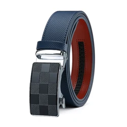 Mens Belts Metal Automatic Buckle Famous Brand Belt Men Quality Genuine Luxury Leather Belt for Men Famous 115 125 150 135cm