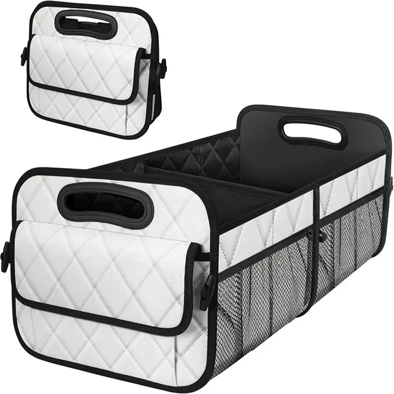 

Superior-Auto Trunk Organizer With 6 Pockets-Premium Car Storage Accessory For Sedan/Truck