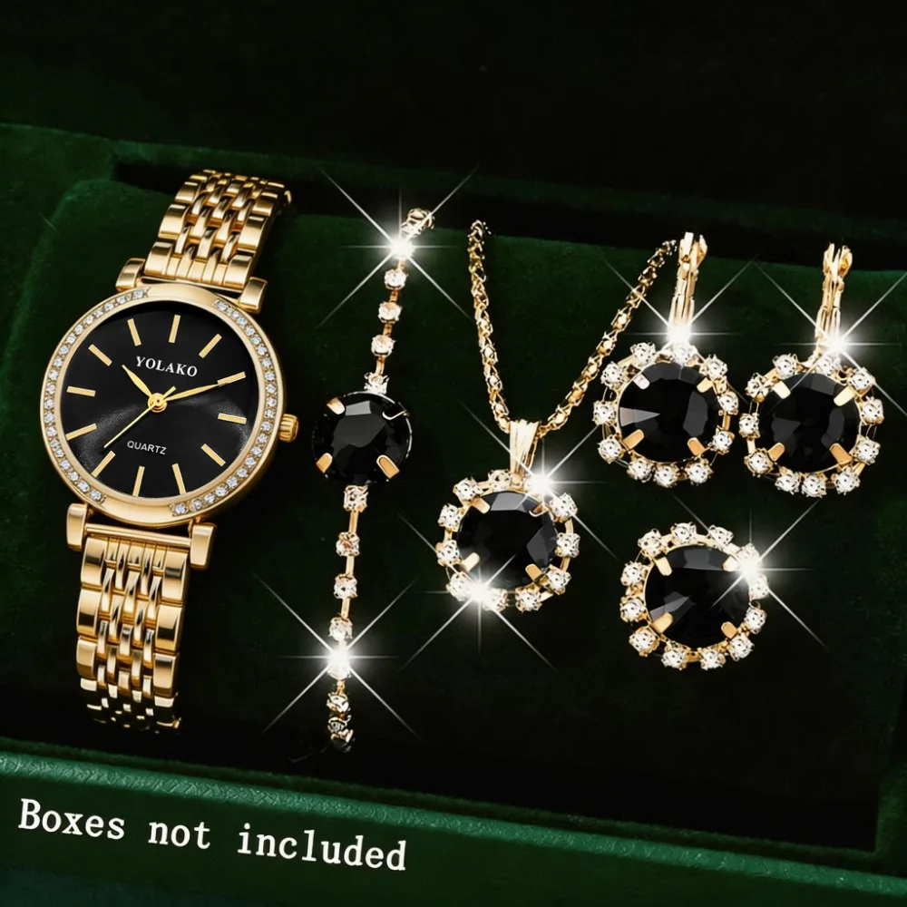 6Pcs Women's Retro Versatile Wrist Watch Set, Perfect Holiday Present On Graduation Season, Anniversary, Halloween