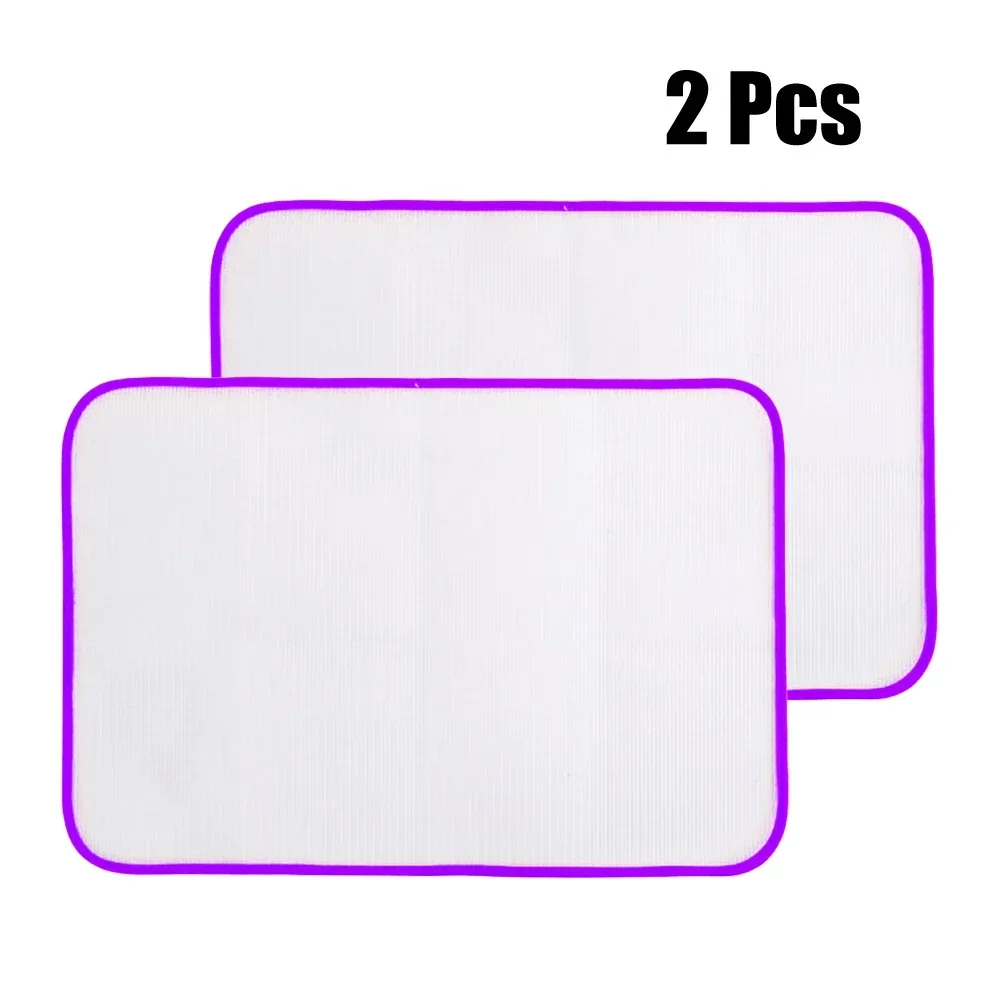 Sewing Tools Mesh Fabric Household Supplies Cleaning Ironing Cloth Pad 2PCS Against Pressing Pad Anti-Scalding
