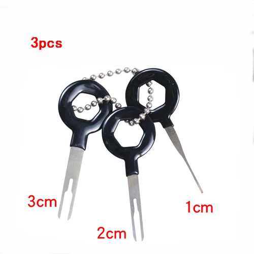 Imagen 2 del producto 3/11/18/38 Uds. Kit de extracción de terminales de coche, cableado eléctrico, conector de engarzado, Extractor de pines, herramientas manuales de reparación eléctrica de coche