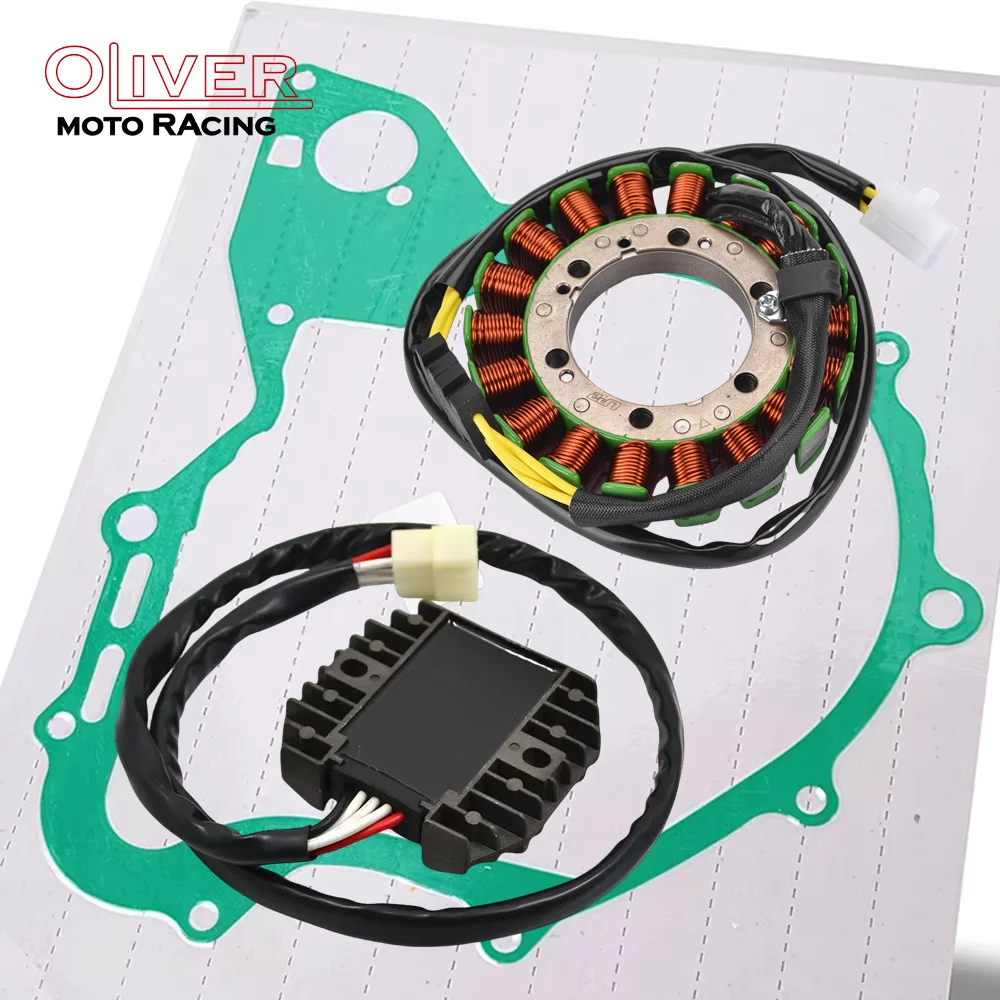 Junta da bobina do estator do retificador do regulador para yamaha xvs400 2000-2008 xvs650 v-star clássico drag star 650 400 2001-2003 xvs 650 400