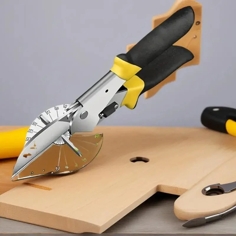 45-135 Degree Multi Angle Corner Scissors Mitre Wall Panel Wire Slot Cutter Plastic Pipe Hose Scissors Tool