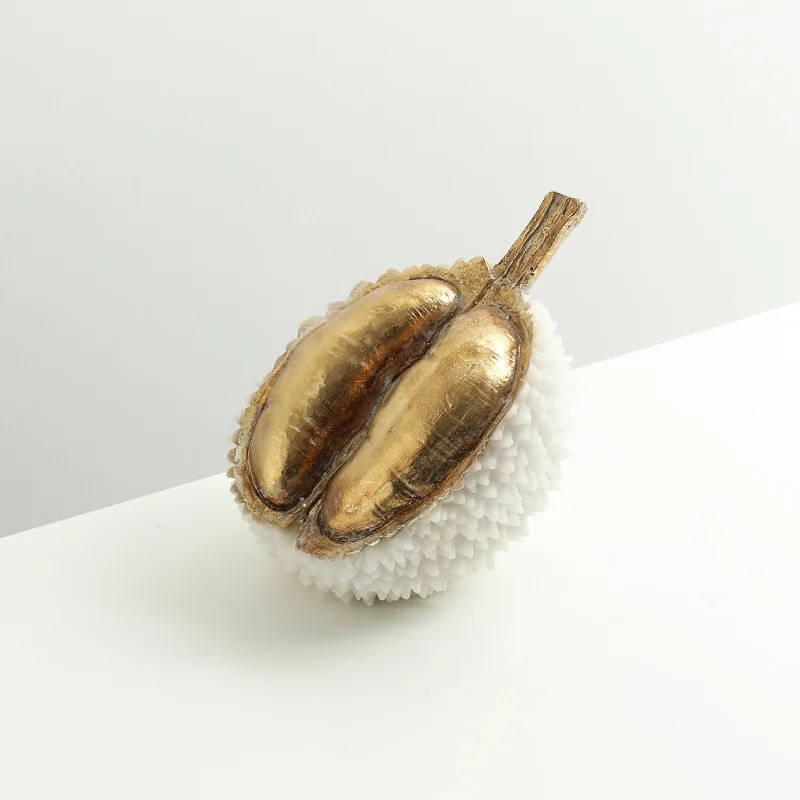 Creative Modern Light Luxury Abstract Durian Resin Ornament Model Room Restaurant Display Cabinet Desktop Novelty Craft Decor