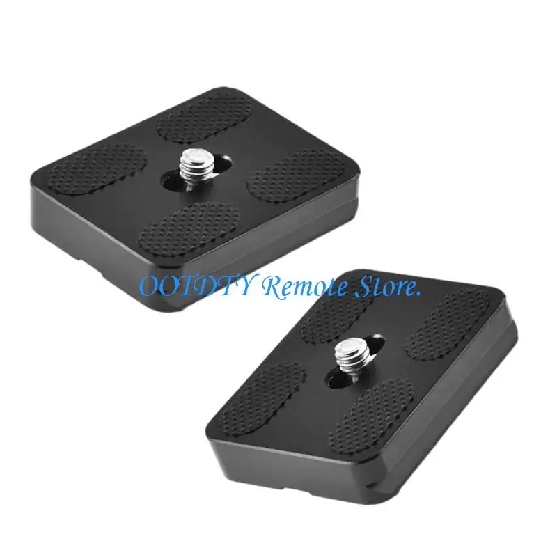  Durability Tripod Quick Mount Plate NonSkid Pad 50x38mm Quick Release Plate for Arca 50mm Tripods Enhanced Stability