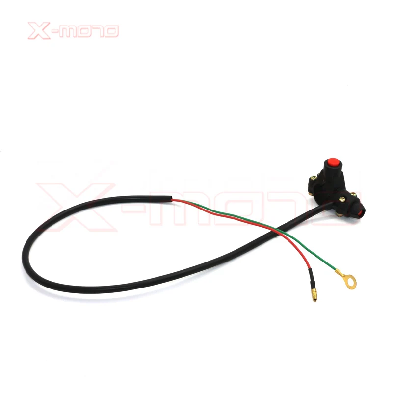 Outboard Dirt Pit bike Pocket bike and atv Quad Engine stop Flameout Switch with Emergency Switch