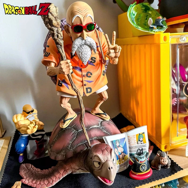 ドラゴンボール-z-カメ仙人アニメフィギュアマスター老師置物-26-センチメートル-pvc-像机の装飾コレクションモデルのおもちゃ人形ギフト