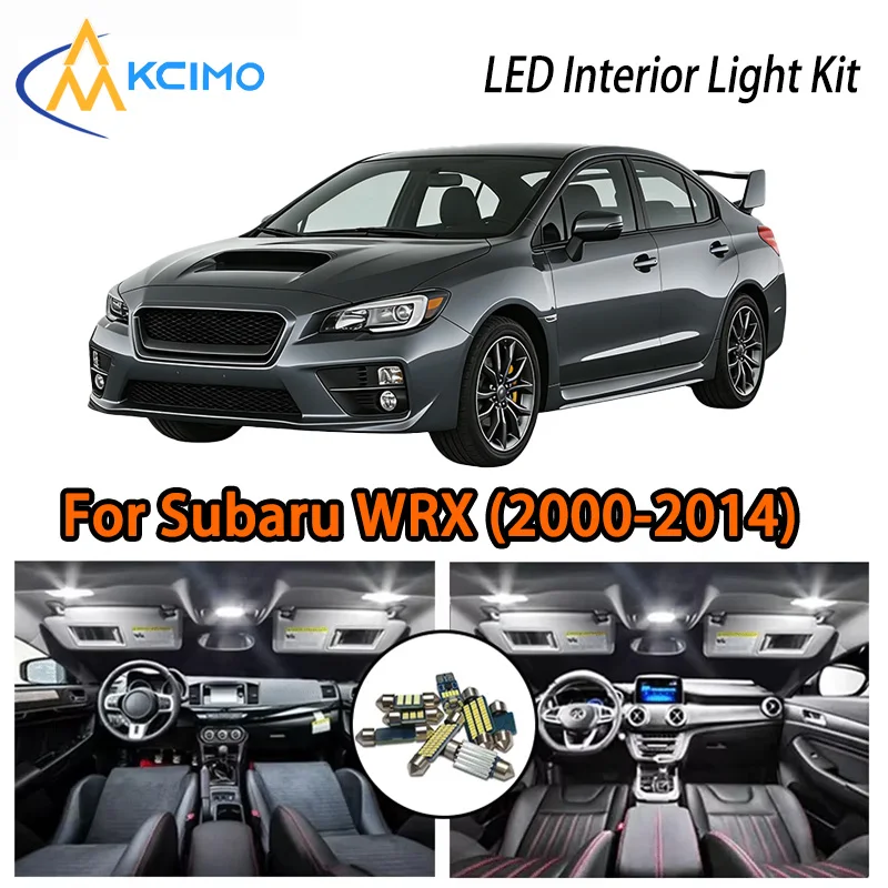 

KCIMO For Subaru WRX (2000-2014) Premium LED Interior Kit - 2 Colors , Quick Installation, Long-Lasting