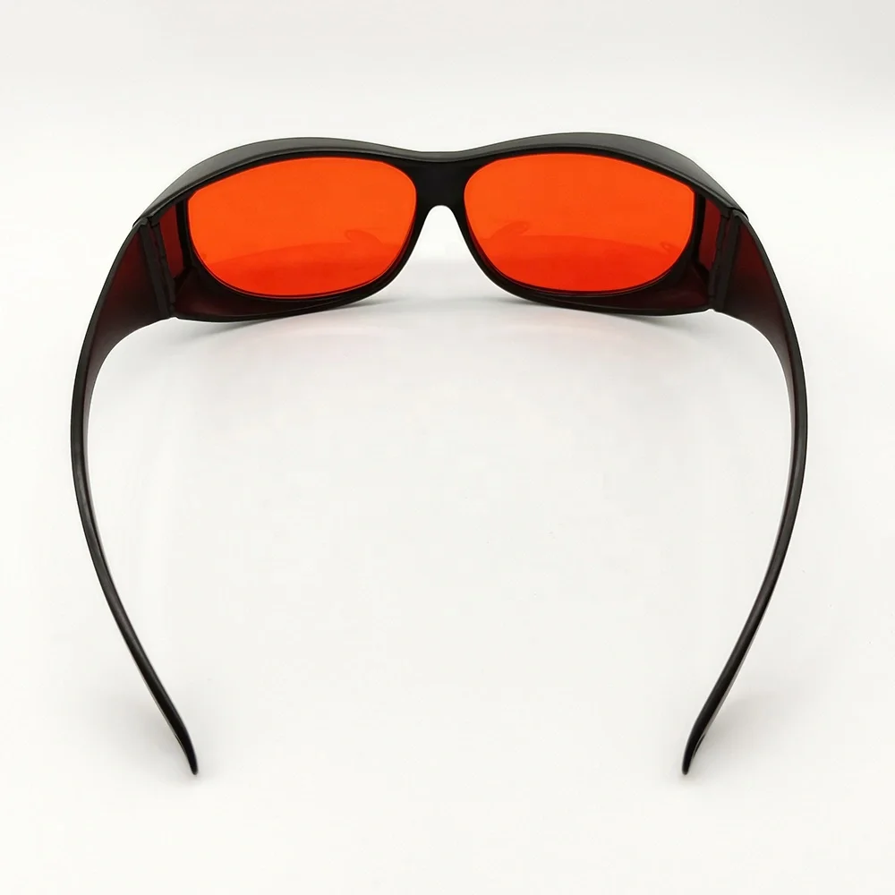 โรงงานขายส่ง 6+ เลเซอร์แว่นตานิรภัยป้องกันตา 532nm แว่นตาเลเซอร์สําหรับ 405nm และ 532nm เลเซอร์