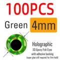 4mm verde 100 piezas