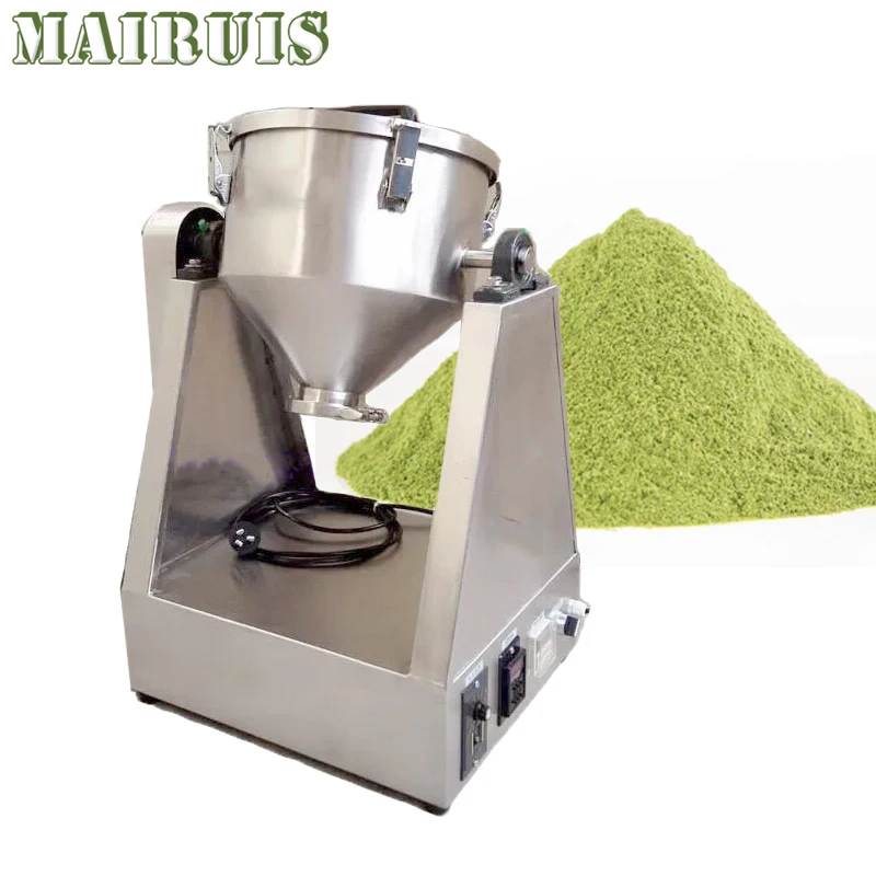 

Small Drum Barrel Dry Powder Mixing Machine / 15L Volume Herbal Mixer Machine / Multi Function Powder Mixer