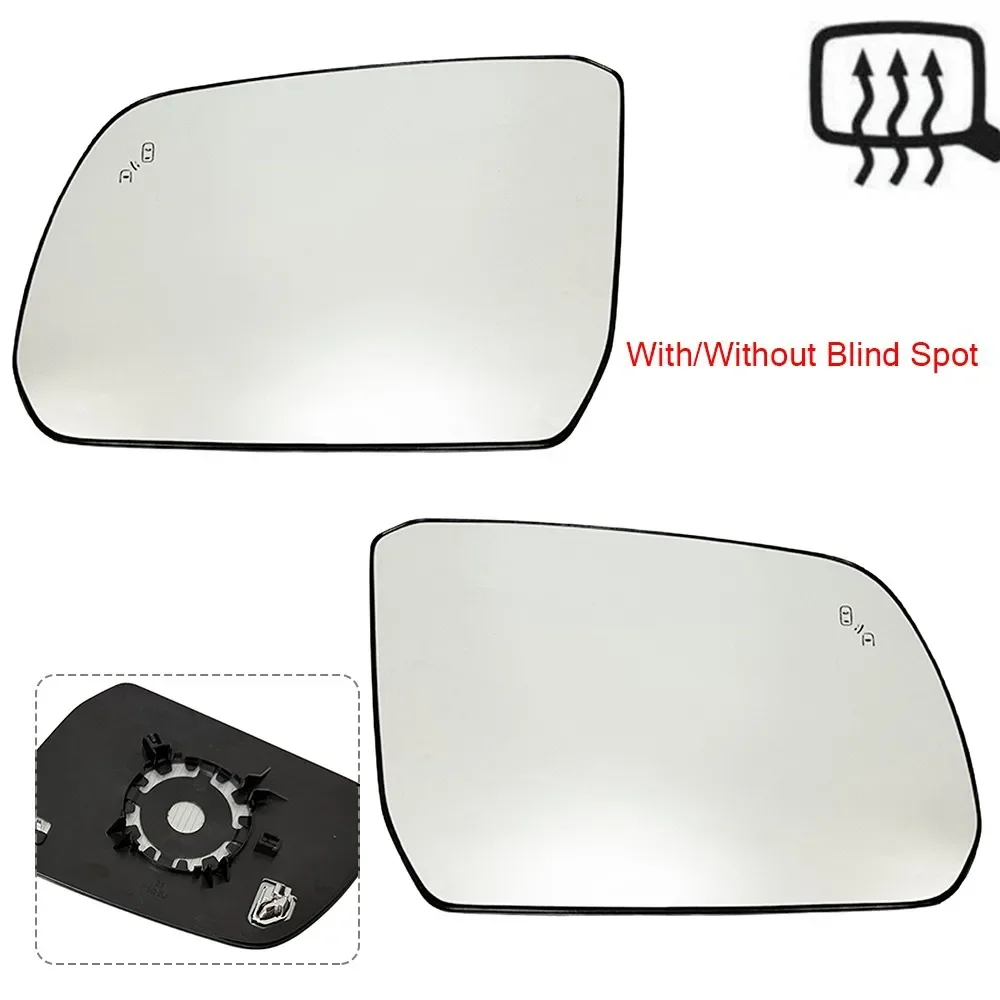 For Ford Ranger 2023-2025 1x Left Right Side Rear View Lens Split Mirror Blind Heated Door Glass Rearview Lens Accessories Auto