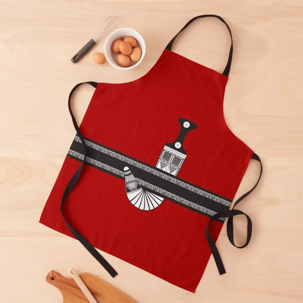 

jambiya Apron Women's Dresses Chef Uniform Women Women's Kitchen waiter Apron