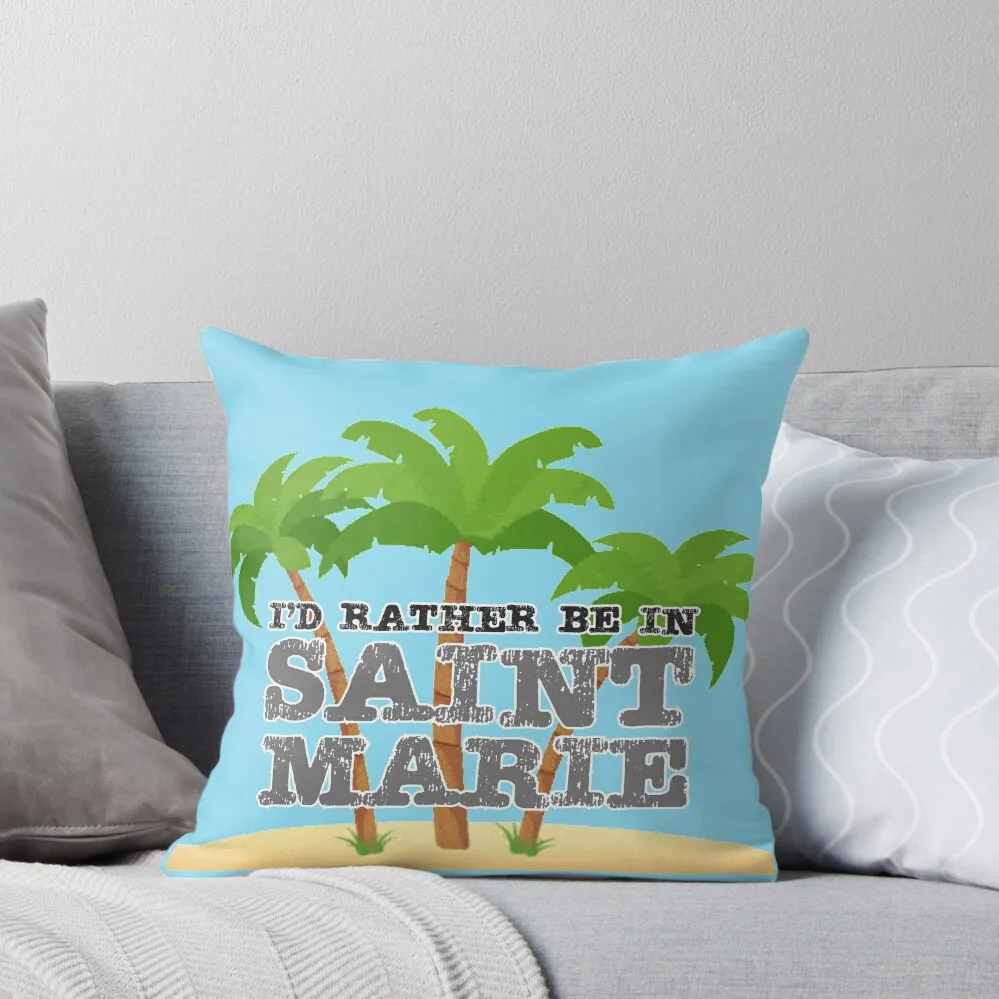 Saint Marie BBC Death in Paradise Throw Pillow Custom Cushion home decor items pillow