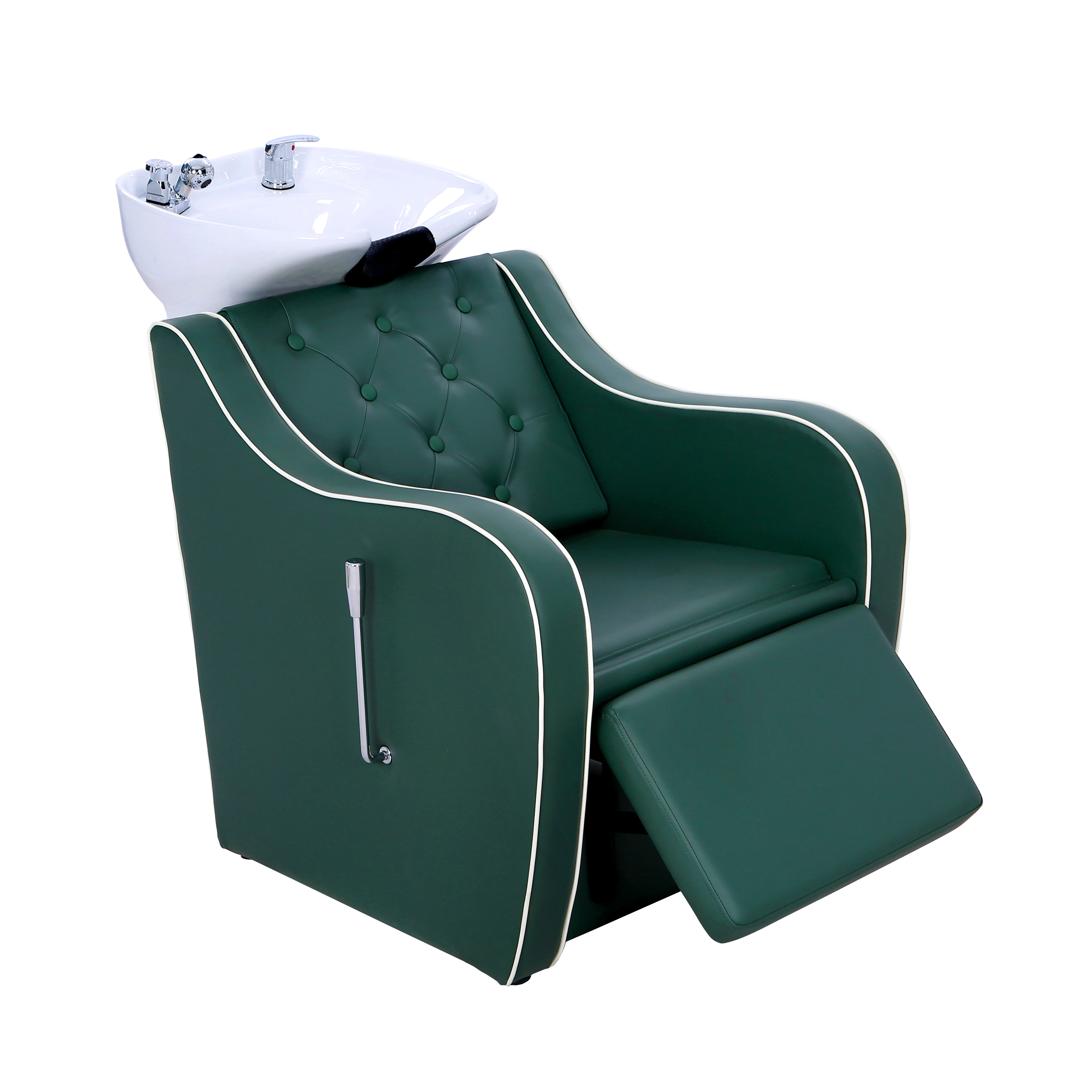 كرسي وحوض شامبو احترافي عالي الجودة مريح ومتين