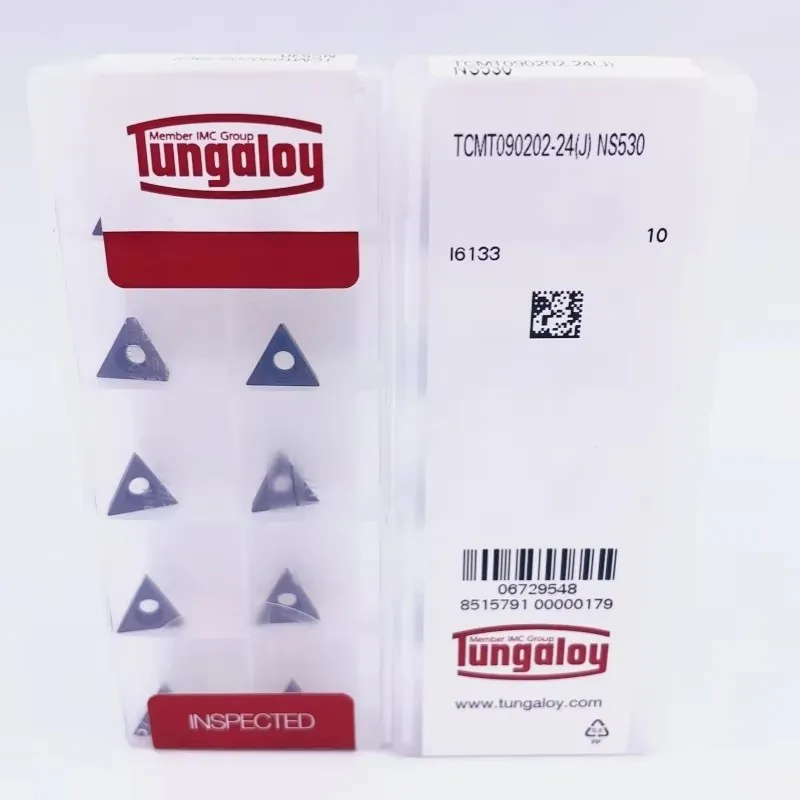 

Tungaloy TCMT090202-24 NS530 /TCMT090204-24 NS530 boring cutter blade CNC turning tool blade carbide inserts 10PCS