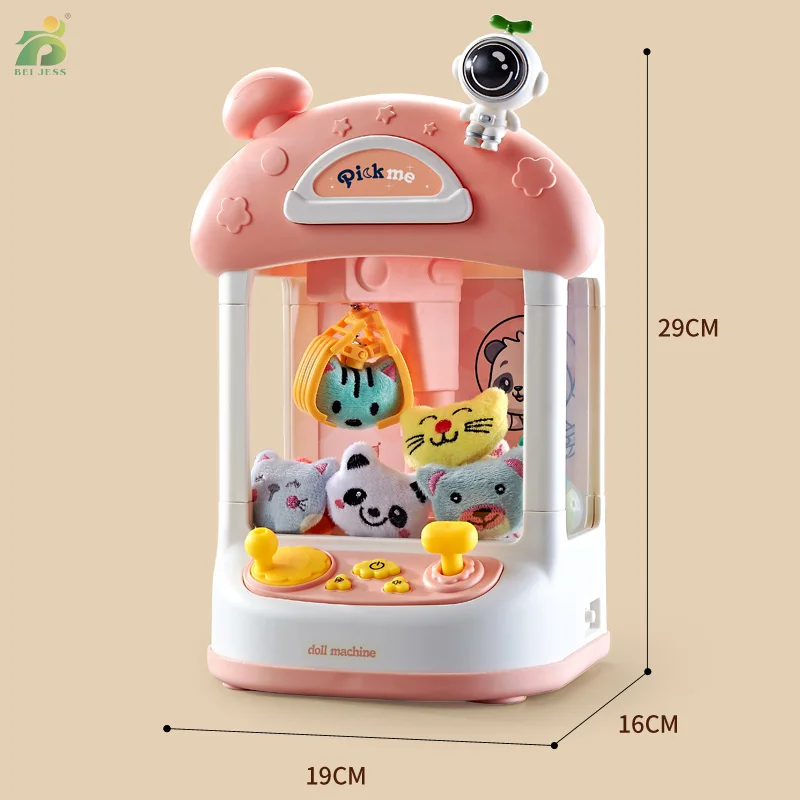 Kids Arcade Claw Machine Toys Gashapon Drawing Machine Children Stuffed Plush Doll Game Candy Play Interesting Foy 3 Years Gifts