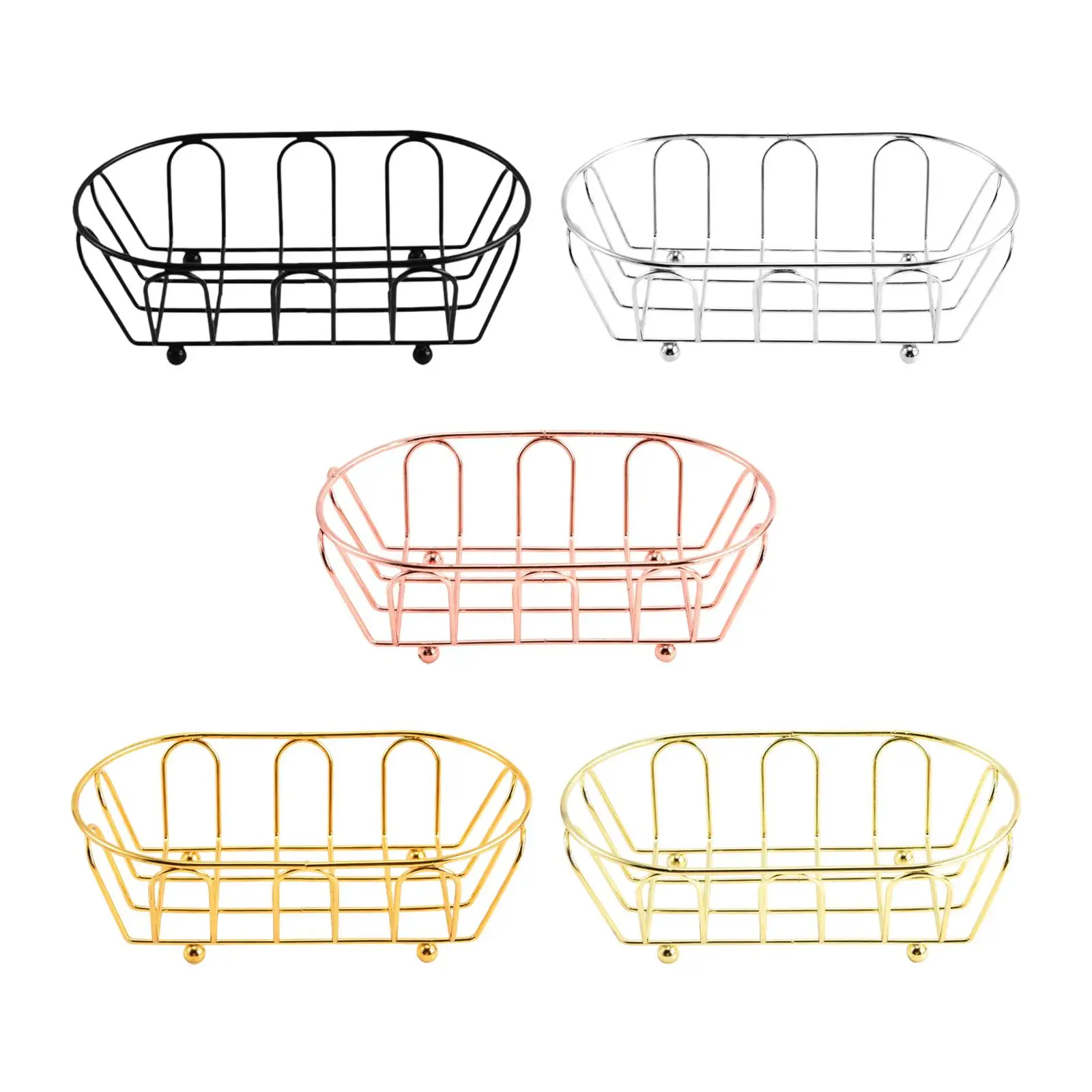 Serving Basket Fruit Basket Storage Case Dessert Plate Multiuse Appetizer Plate Bread Basket for Tabletop Birthday Party Home