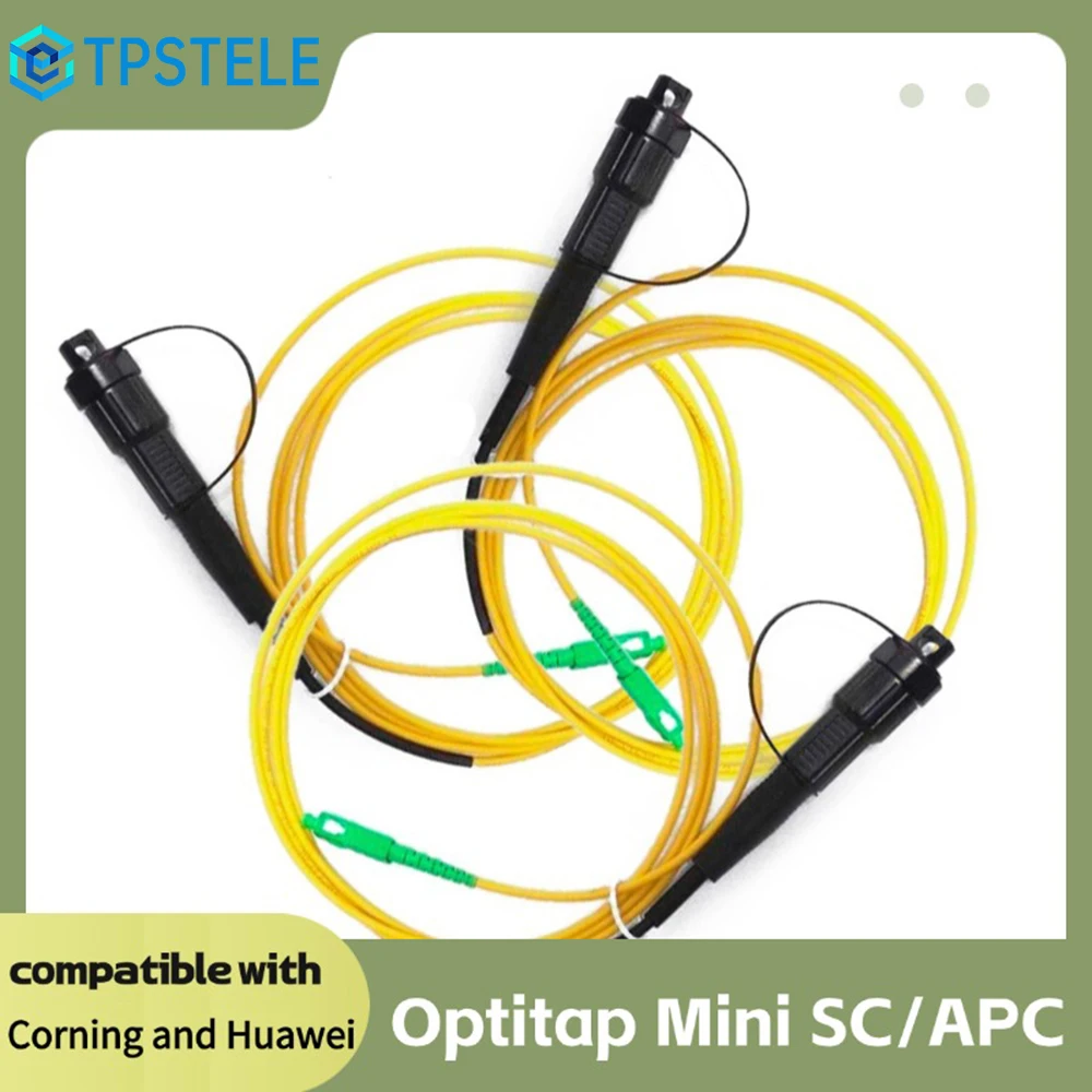 10-pz-ip67-impermeabile-optitap-mini-sc-apc-cavo-patch-in-fibra-ottica-1-metro-giallo-lszh-compatibile-con-corning-o-huawei