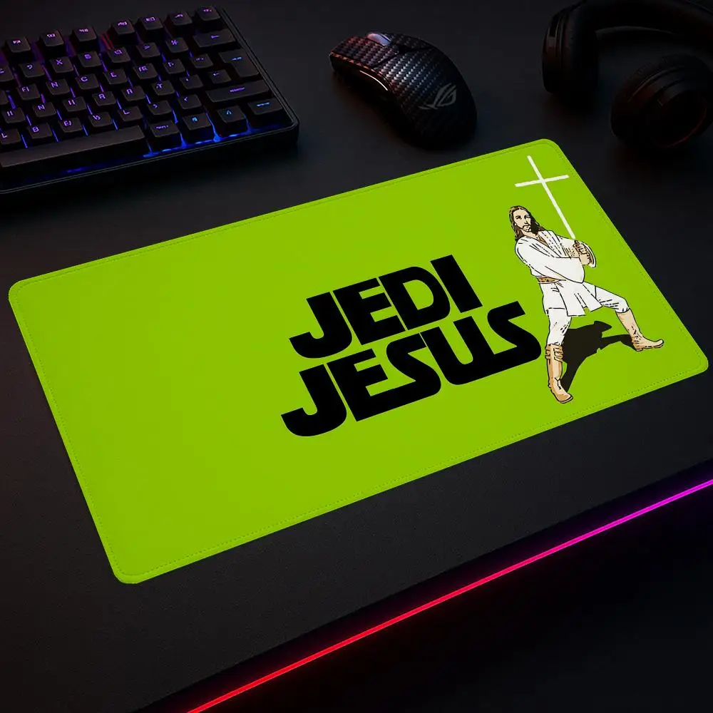

Jesus Mouse Pad Mousepad Gamer Speed Keyboard Office Non-slip Desk Pad120x60cm Pc Extended Carpet