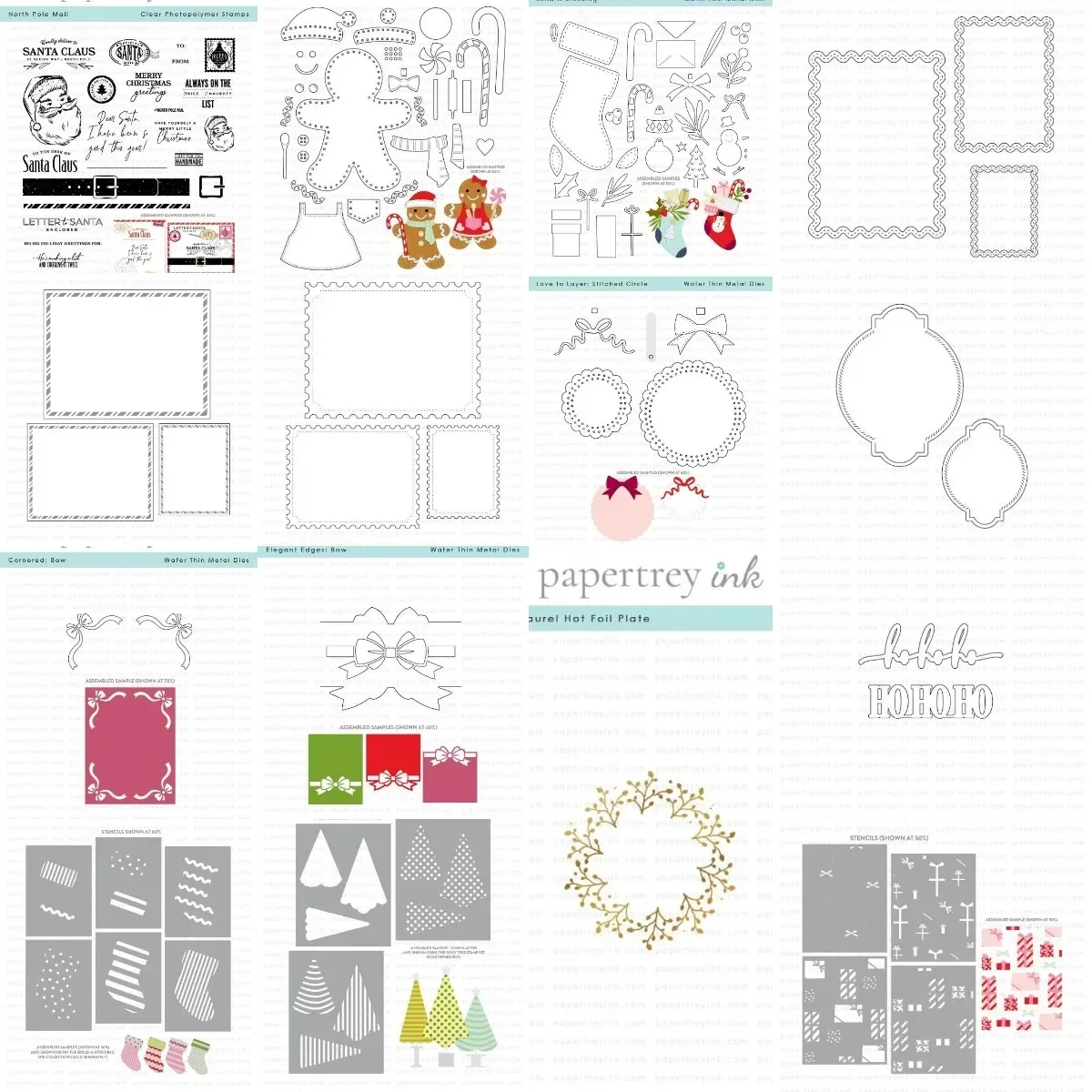 2024 Nieuwe September Kerst Laurier Elegante Randen Die Stempel Sjabloon Hete Folie Voor Scrapbooking Papier Handgemaakte Kaart Album - afbeelding 2