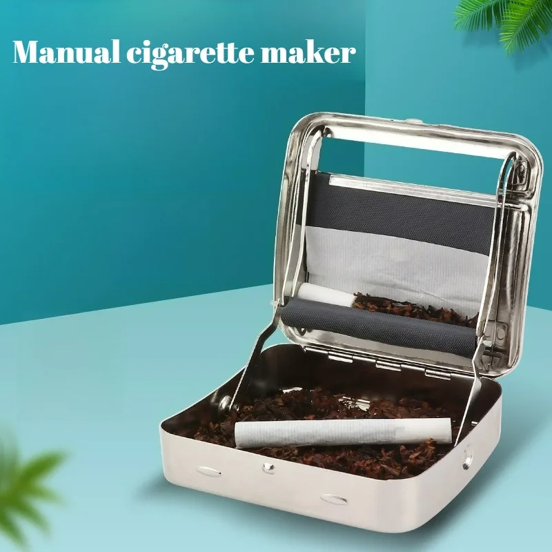 

Сигаретница, персонализированный металлический портсигар, небольшая коробка для управления, регулируемые полуавтоматические гаджеты из сигаретной бумаги для мужчин