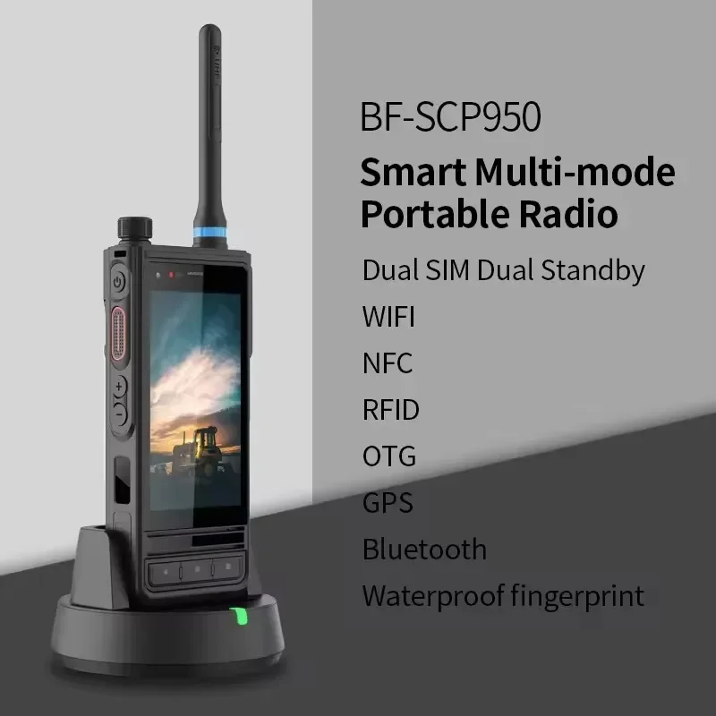 Wholesale Original Belfone Bf-SCP950,4G LTE DMR Two Way Radio UHF VHF GPS PoC Android Smartphone Satellite Phone Walkie Talkie