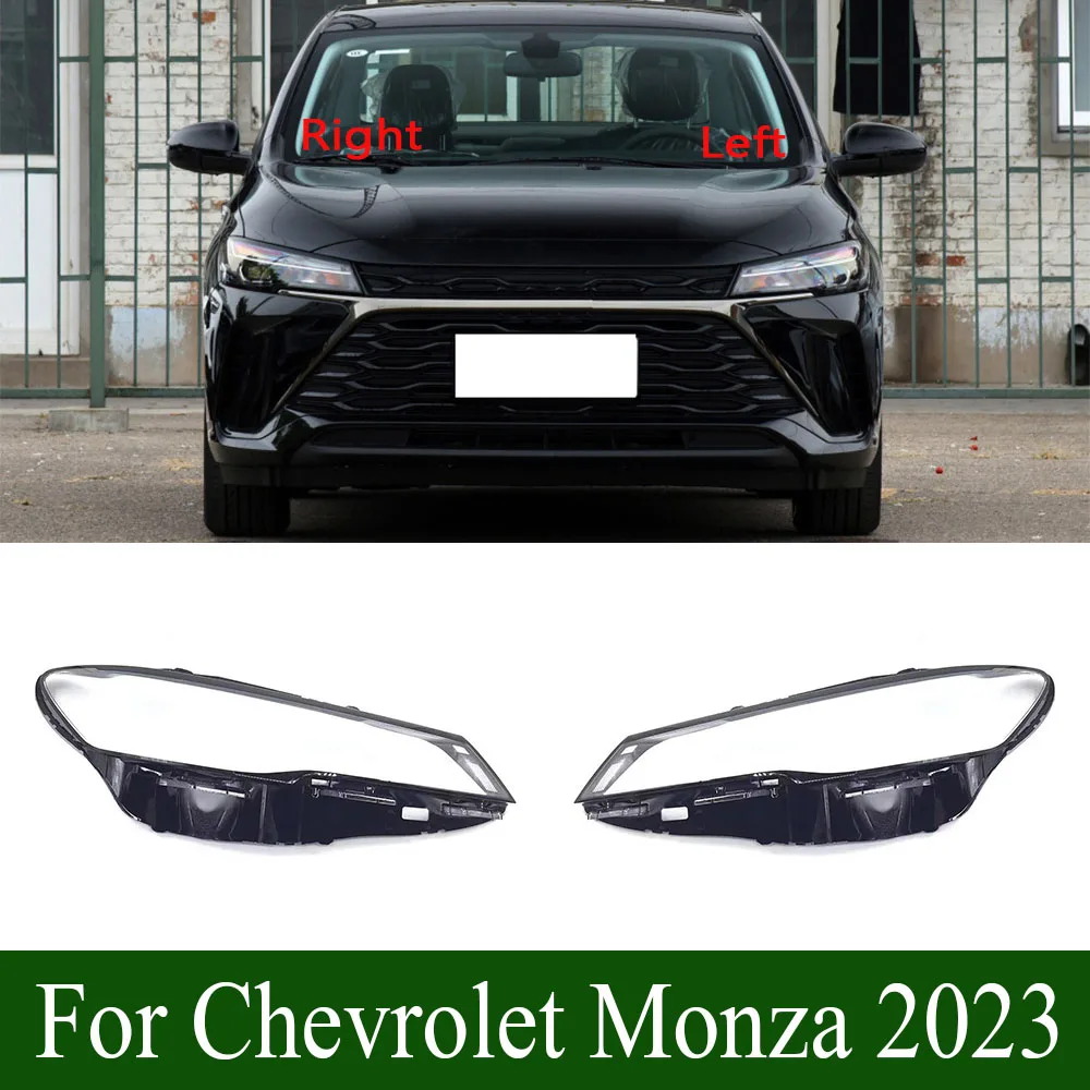 

For Chevrolet Monza 2023 Headlamp Transparent Cover Lampshade Headlight Shell Lens Replace The Original Lampshade Plexiglass