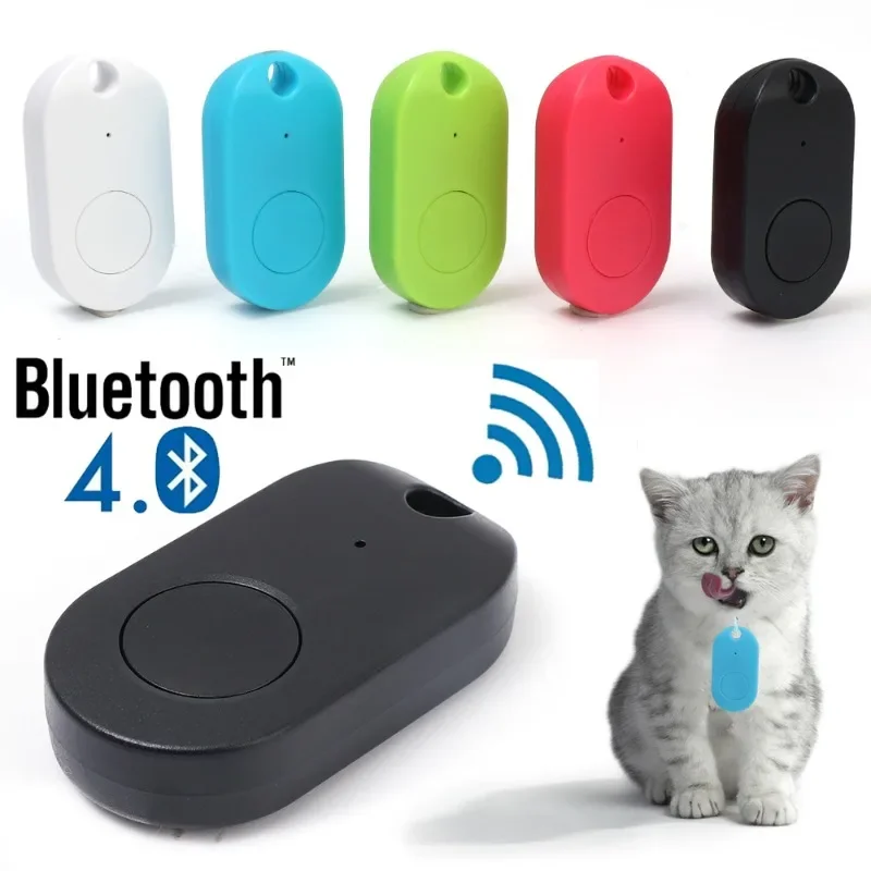 Mini localizzatore GPS Bluetooth 4.0 Dispositivo anti-smarrimento Borsa per bambini per animali domestici Monitoraggio del portafoglio per IOS Android Smart Finder Locator Amagi