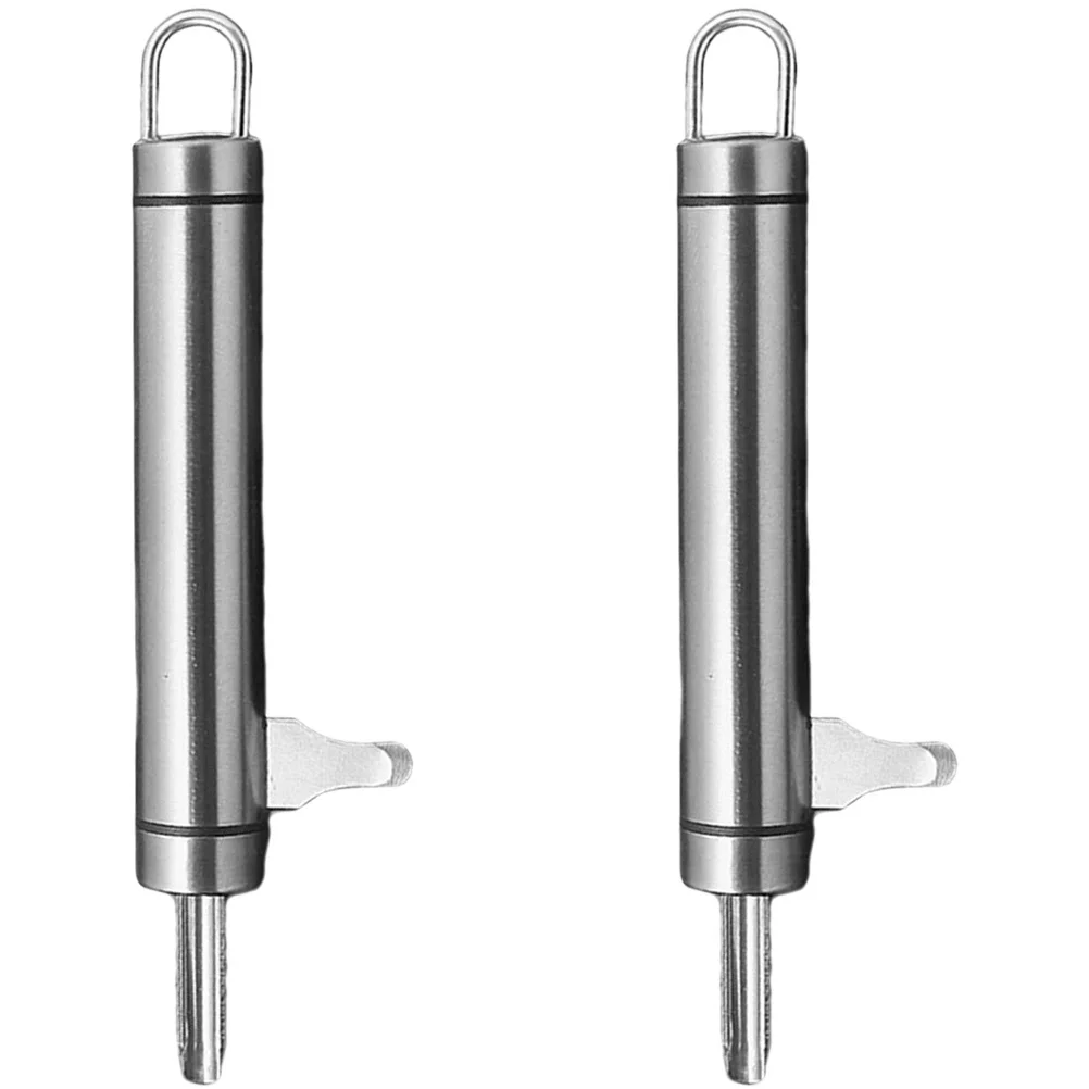 

2Pcs Premium Nut Opener Stainless Steel Solid Structure Smooth Finish Crack Resistant Handy Tool for Home Use Universal Nut