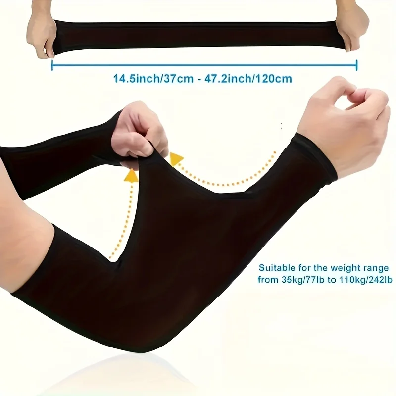 3 Paar Armstulpen für Damen und Herren, UV-Schutz und Sonnenschutz für den Sommer, hochelastische Armstulpen, geeignet für – Detail 4