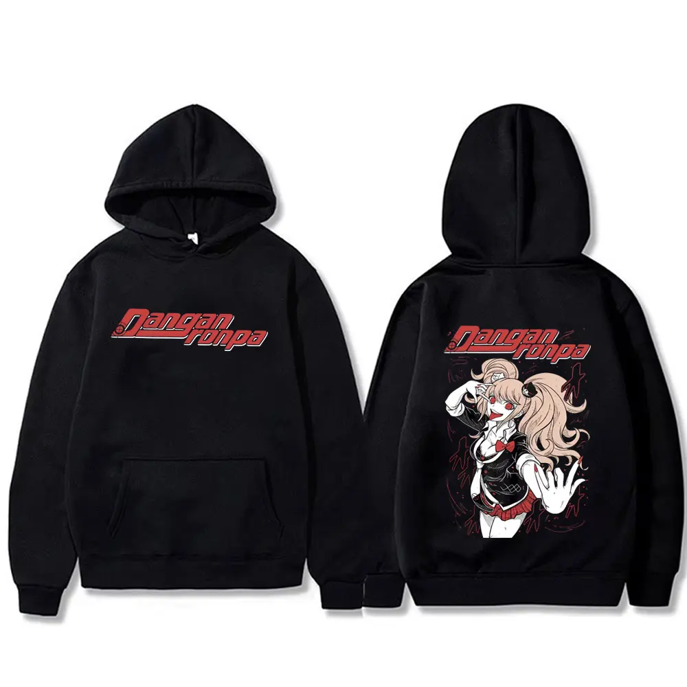 

Anime Danganronpa Enoshima Junko Merch Hoodie Men Women Casual Fleece Cotton Pullover Unisex Manga Cosplay Oversized Streetwear