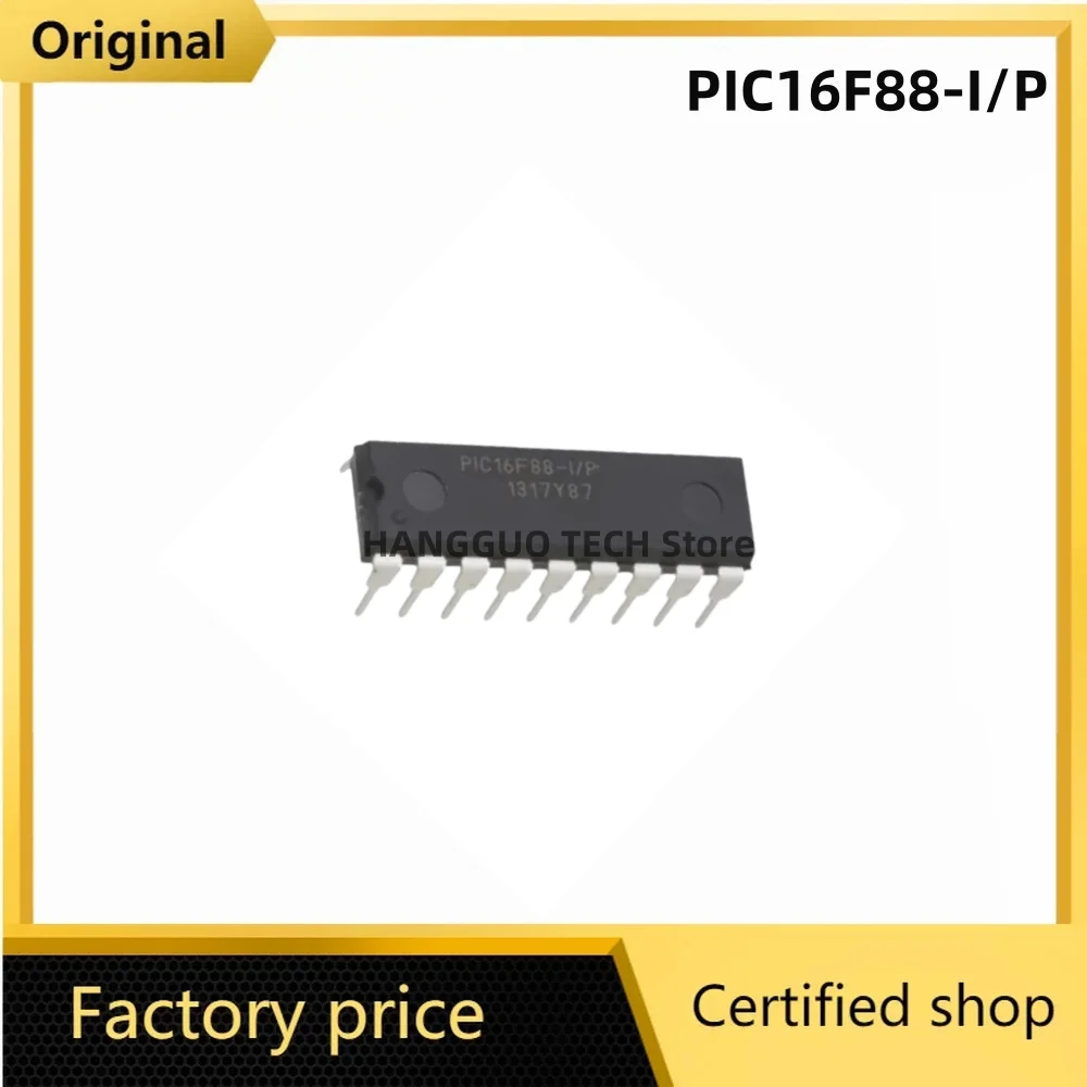 

10Pcs/Lot Original PIC16F88-I/P PIC16F88 16F88 DIP-18 IC Chip Best quality