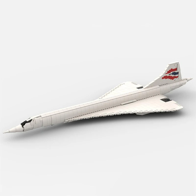 

MOC Concorde Model Building blocks Bricks Concord Aircraft Supersonic Airliner France Airplane Toys For Xmas Gift