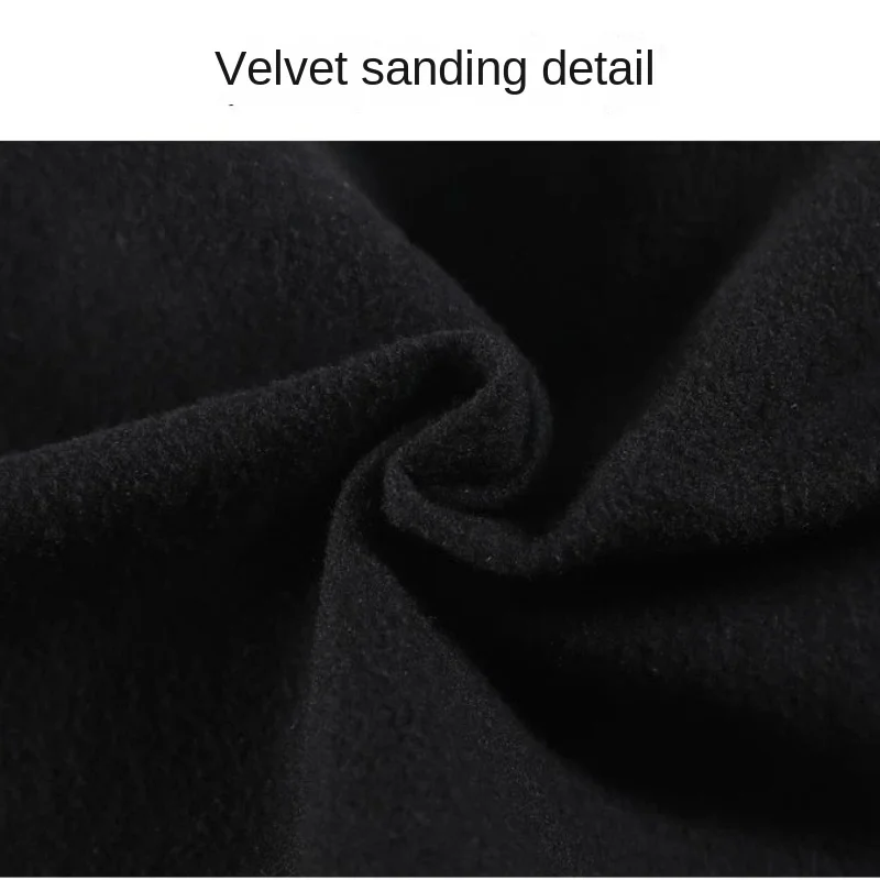 جينز نسائي Y2k جينز أسود متوهج بنطلون رقيق مبطن بالصوف 2025 جديد عتيق عالي الخصر واسع الساق موضة غير رسمية