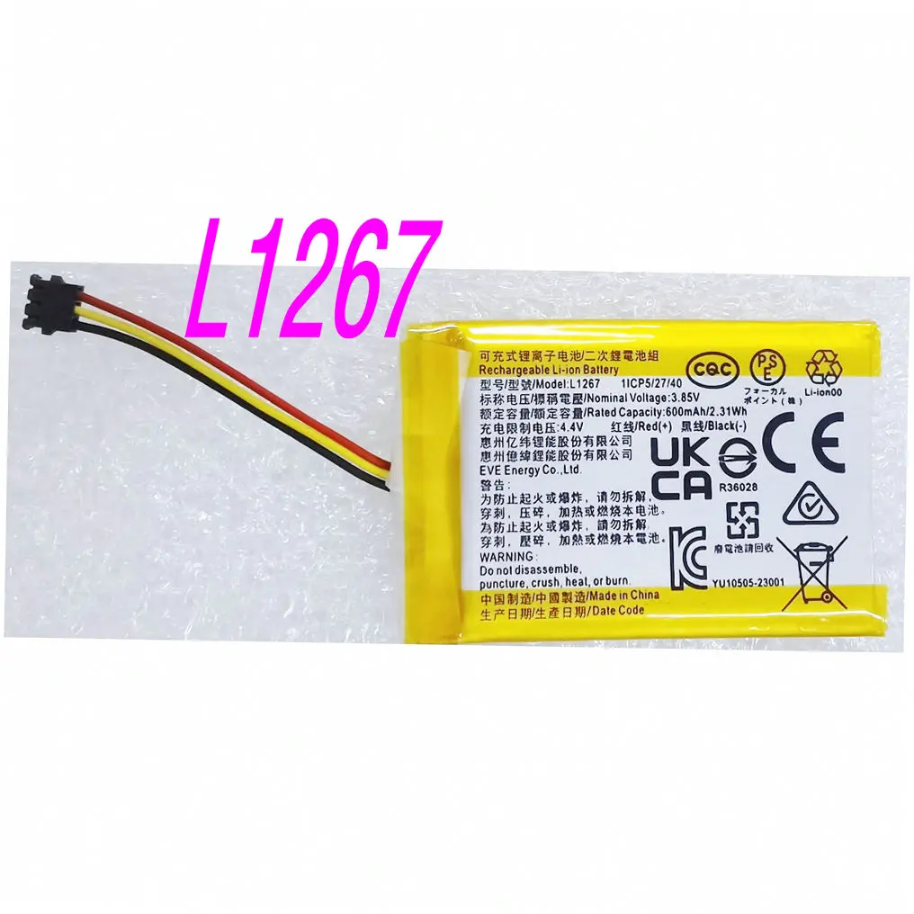 

3,85 В 600 мАч L1267 EVE 472640GH Оригинальный высококачественный сменный литий-ионный аккумулятор