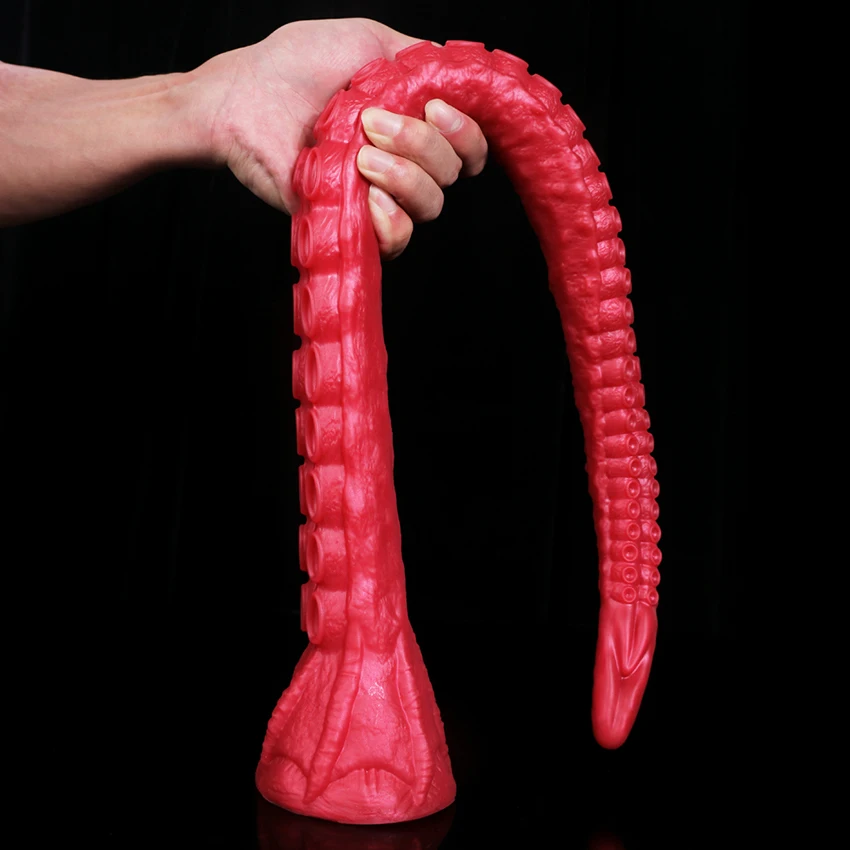 Brinquedos Sexuais Long Butt Plug para Mulheres e Homens, Ânus, Vagina, Dilatador, Polvo, Tentáculo, Dildo Animal, Massagem de Próstata, Produtos Sexuais para Adultos