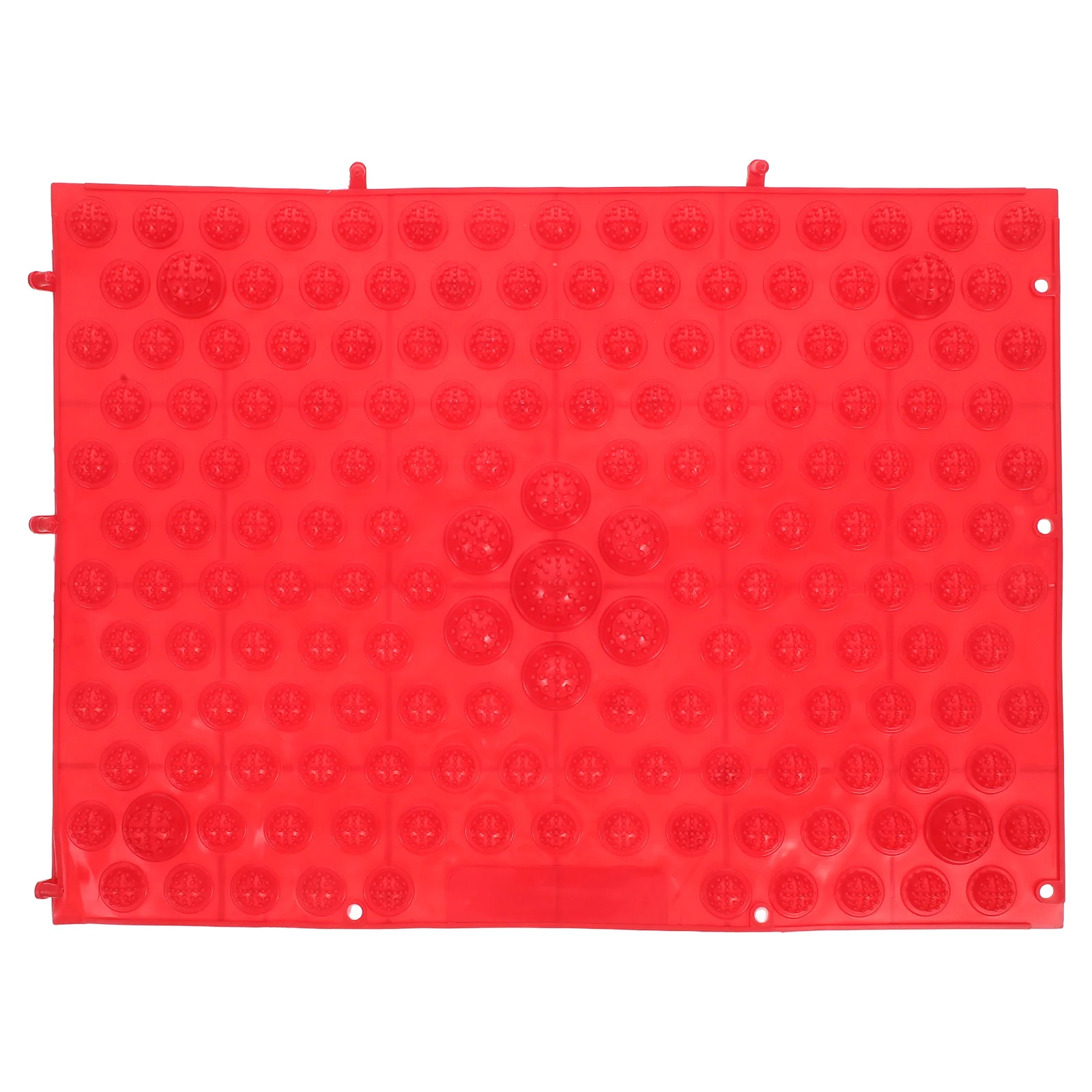 

Reflexology Foot Massage Pad Blood Circulation Acupressure Mat Feet Massaging Plate (Red) foot massage mat