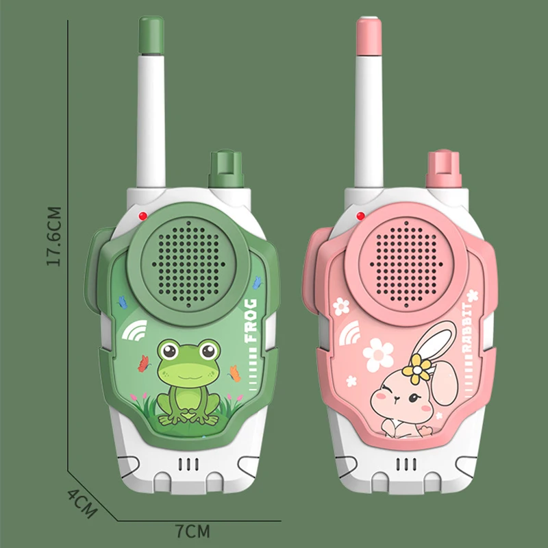 2 pçs walkie talkie crianças brinquedo de longo alcance interfone sem fio interação pai-filho interfone comunicação brinquedos para crianças presente
