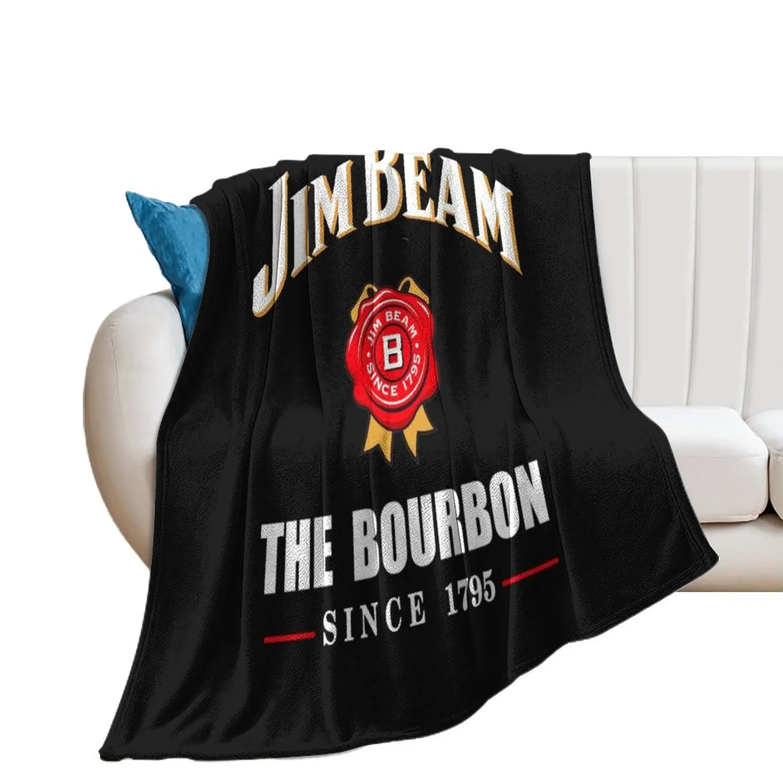 Jim Beam Classic Classic T-Shirt Throw Blanket for sofa christmas gifts Blankets