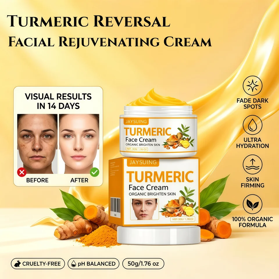 Turmeric Reversal Facial Rejuvenating Cream for Youthful Skin