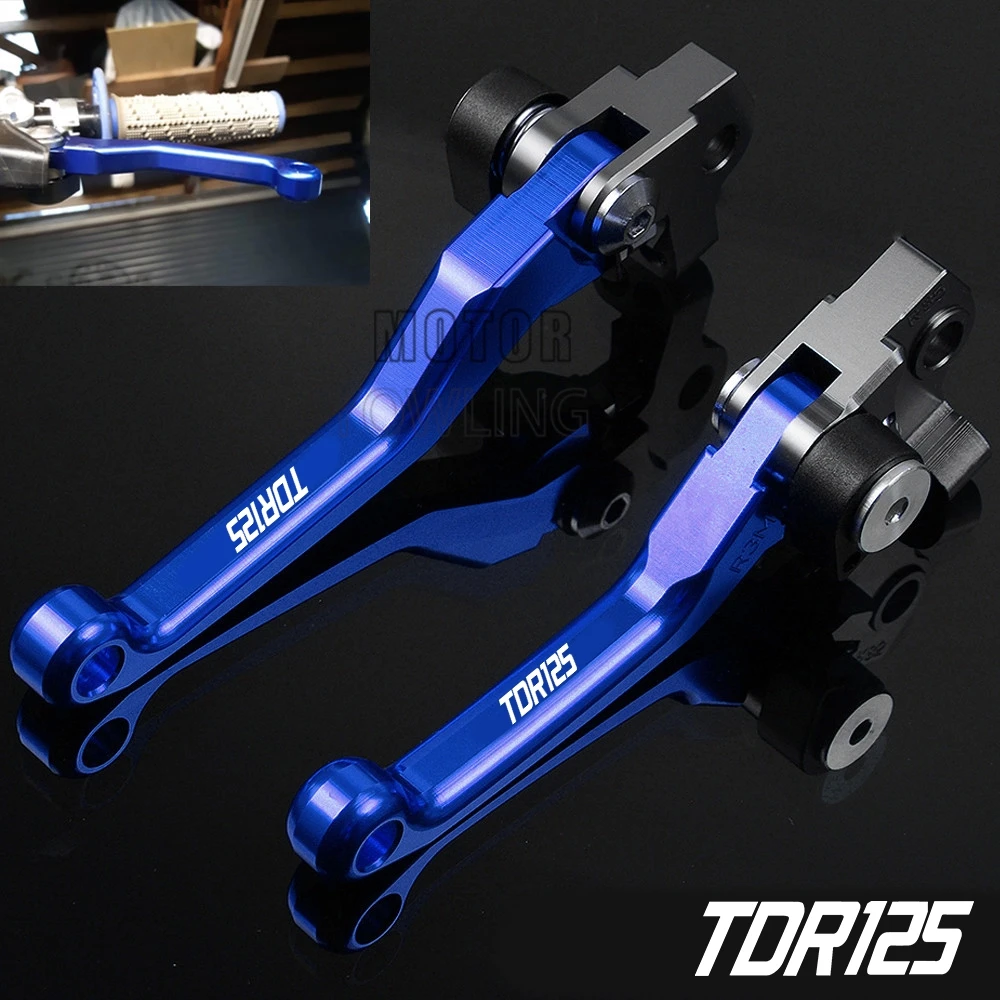 For Yamaha TDR125 TDR 125 1991-2002 1992 1993 1994 1995 1996 CNC Motorcycle Dirt Pit Bike Motocross Pivot Brake Clutch Levers