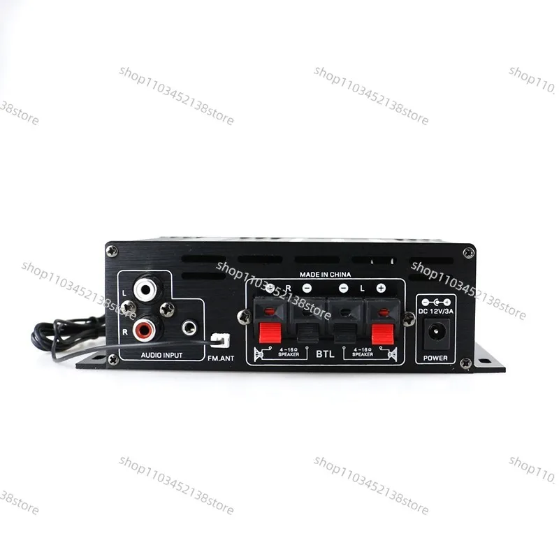 AK380 Bluetooth Automotive Home 12V Amplifier Practical, Convenient, and Portable